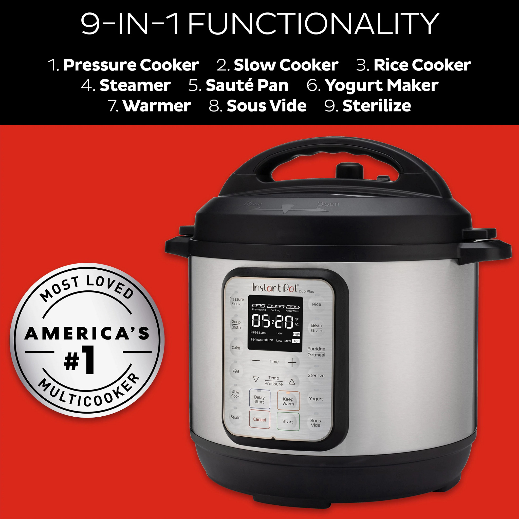 Instant pot duo plus best sale sous vide