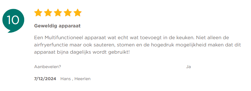 Instant Pot Kiyoh Beoordeling Review