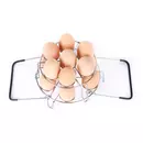 Ziva - Egg steamer rack - stainless steel - 2 layers - (Φ20cm)